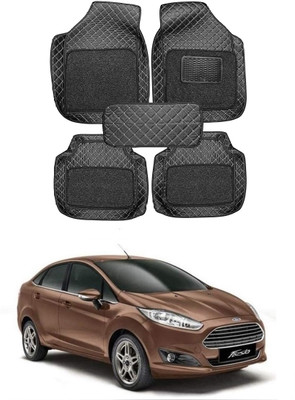 arneja trading company Leatherite 7D Mat For  Ford Fiesta(Silver, Black)