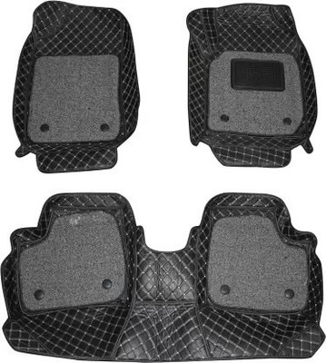 Trikuta Leather 7D Mat For  Hyundai i10(Black)
