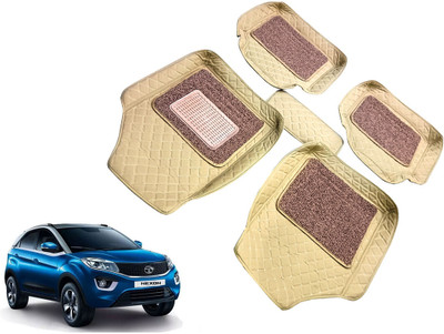 AUTO PEARL Leatherite 7D Mat For  Tata Nexon(Beige)