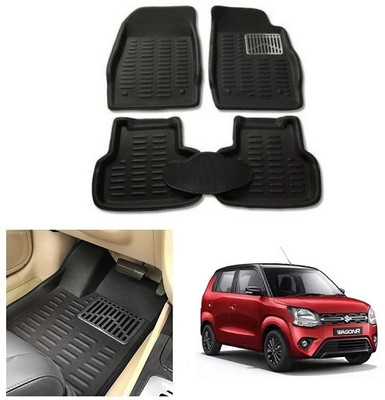 After cars PVC 3D Mat For  Maruti Suzuki WagonR(Black)