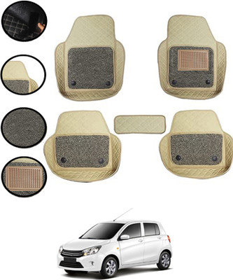 MSNP Leatherite 7D Mat For  Maruti Suzuki Celerio(Beige)