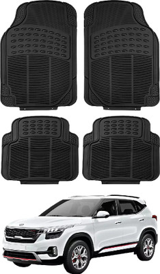 INSURE AUTOMOTIVE Vinyl Standard Mat For  Kia Seltos(Black)