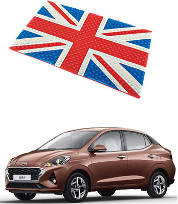 arneja trading company Rubber Standard Mat For  Hyundai Aura(Multicolor)