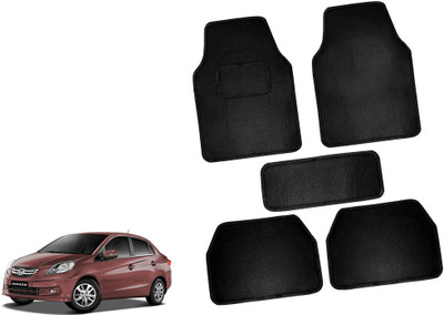 AUTO PEARL Polyester Standard Mat For  Honda Amaze(Black)