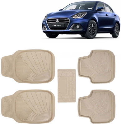 Kingsway PVC Tray Mat For  Maruti Suzuki Swift Dzire(Beige)