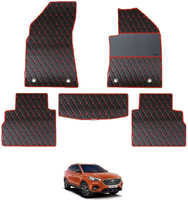 elegant Leatherite Standard Mat For  MG Astor(Black, Red)
