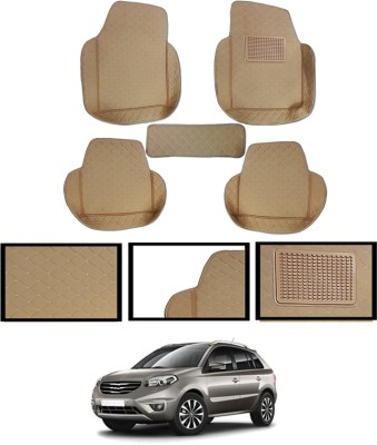 AYW Leatherite 7D Mat For  Renault Koleos(Beige)