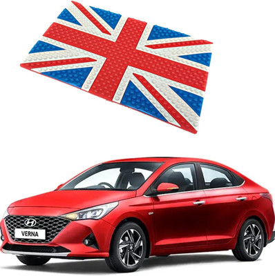 ARNEJA Rubber Standard Mat For  Hyundai Verna(Multicolor)