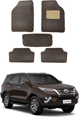 MATIES Leatherite Standard Mat For  Toyota Universal For Car(Brown)