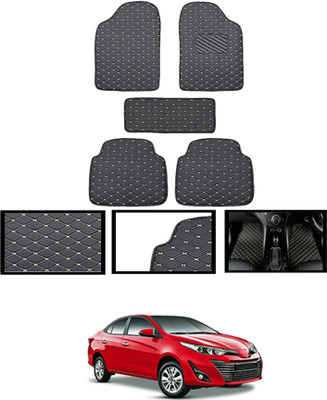 CCMM Leatherite Standard Mat For  Toyota Yaris(Black)