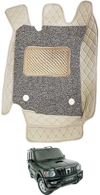 Euro Care Leatherite 7D Mat For  Mahindra Scorpio(Beige)