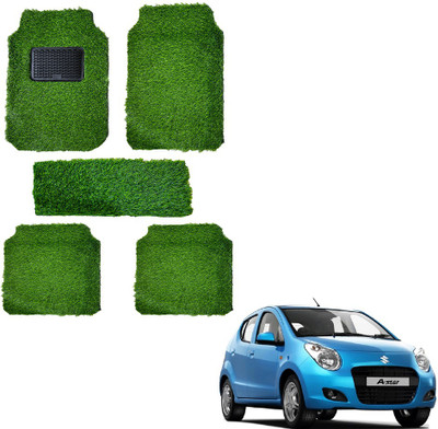 Oshotto Rubber, Plastic Standard Mat For  Maruti Suzuki A-Star(Green)