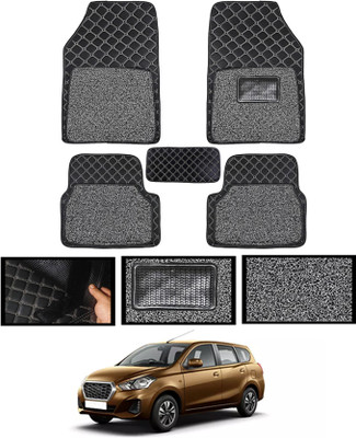 MSNP Leatherite 7D Mat For  Datsun Universal For Car(Black)