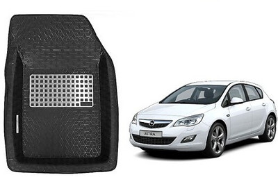 SLSHILPA Plastic Tray Mat For  Opel Astra(Black)