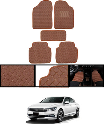 ABJD Leatherite Standard Mat For  Volkswagen Passat(Orange)