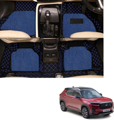 Autoclow Leatherite 7D Mat For  Honda Elevate(Blue, Blue)