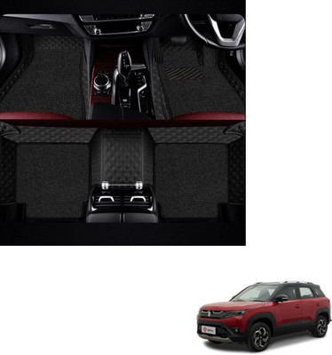 Autoclow Leatherite 7D Mat For  Maruti Suzuki New Brezza(Black, Black)