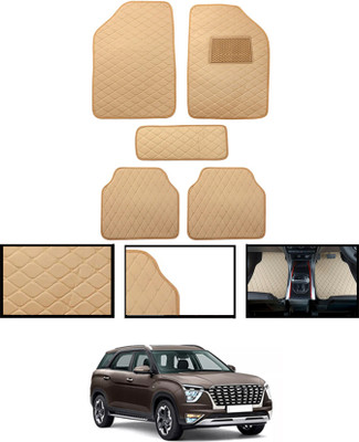 AYW Leatherite Standard Mat For  Honda Alcazar(Beige)
