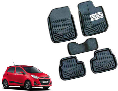 FORSONS Plastic 3D Mat For  Hyundai Grand i10(Black)