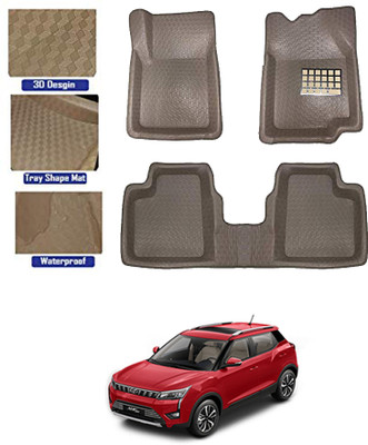 MATIES Plastic Tray Mat For  Mahindra Universal For Car(Beige)