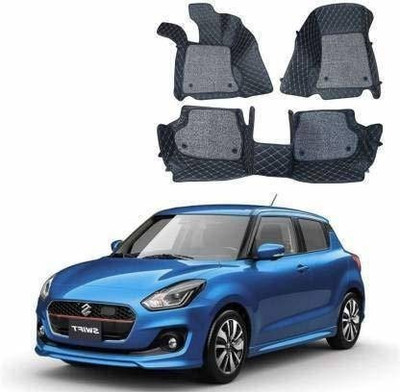 VIAZ VENTURES Leatherite 7D Mat For  Maruti Suzuki Swift(Black)