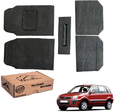 WolkomHome PVC Standard Mat For  Universal For Car(Black)