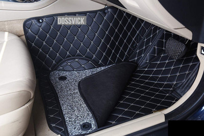 KHFLOORSTREET PVC 7D Mat For  Maruti Suzuki 2 Series(Black)