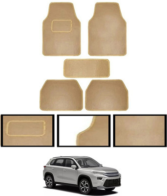 monolive Fabric Standard Mat For  Toyota Universal For Car(Beige)
