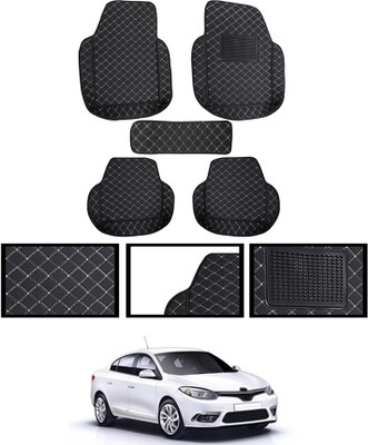 AYW Leatherite 7D Mat For  Renault Fluence(Black)