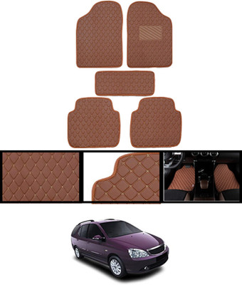 CCMM Leatherite Standard Mat For  Tata Indigo Marina(Brown)