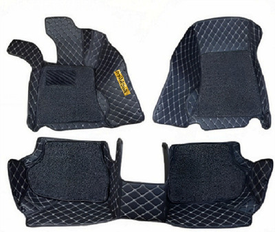 STYLE CHOICE Leather 7D Mat For  Mahindra XUV 700 (7 Seater)(Black)