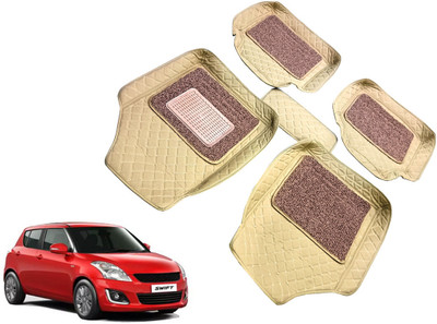 AUTO PEARL Leatherite 7D Mat For  Maruti Swift(Beige)