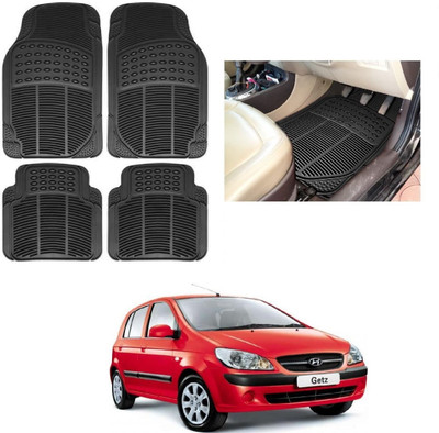 ROSHNEER ENTERPRISES Rubber Standard Mat For  Hyundai Getz(Black)