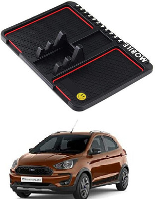 GS Grow n Shine Rubber Standard Mat For  Ford Freestyle(Black)