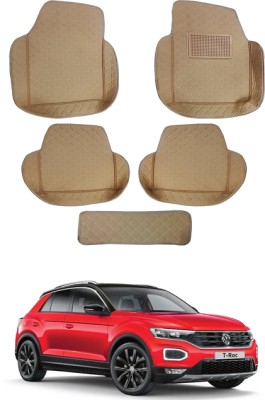 MATIES Leatherite 7D Mat For  Volkswagen Universal For Car(Beige)