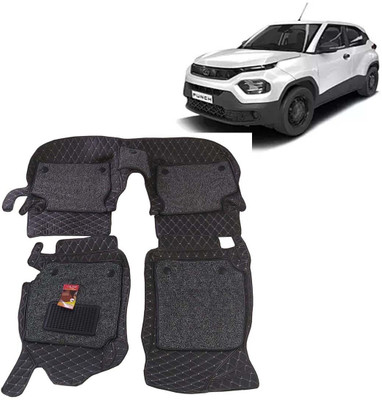 TOFIT ENTERPRISE Leatherite 7D Mat For  Tata Punch(Black)