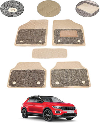 MSNP Leatherite 7D Mat For  Volkswagen Universal For Car(Beige)