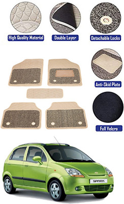 MATIES PVC 7D Mat For  Toyota Spark(Beige)