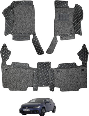MOCKHE Leatherite 7D Mat For  Volkswagen Polo(Black)