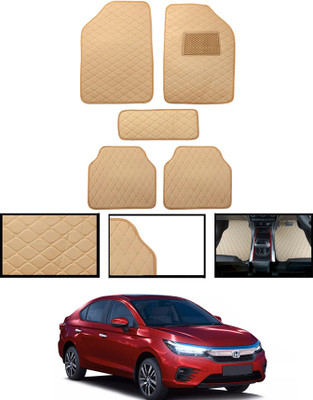 AYW Leatherite Standard Mat For  Daewoo Universal For Car(Beige)