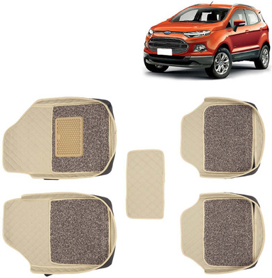 Kingsway Leatherite 7D Mat For  Ford Ecosport(Beige)