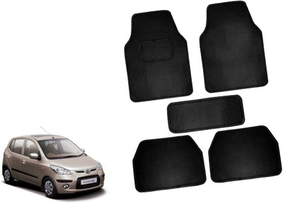 AUTO PEARL Polyester Standard Mat For  Hyundai i10(Black)
