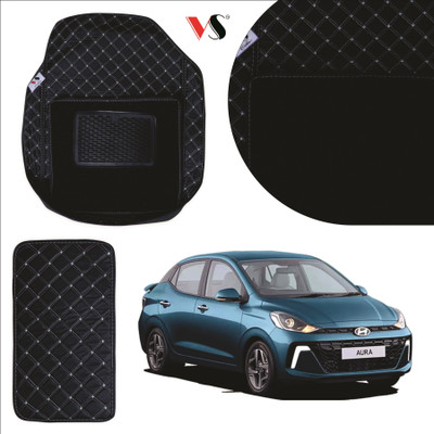 VAIBHSON PVC Standard Mat For  Hyundai Aura(Black)