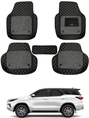 RKPSP Leatherite 7D Mat For  Toyota Universal For Car(Black)