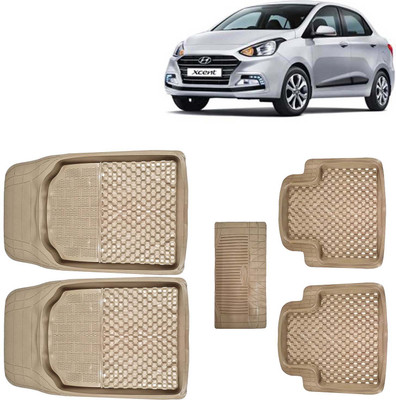 Kingsway PVC Tray Mat For  Hyundai Xcent(Beige)