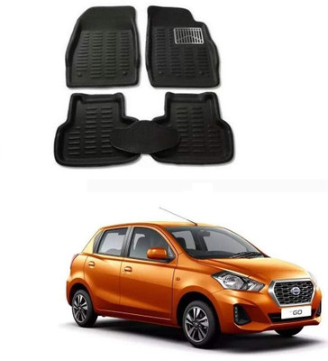 arneja trading company Polyutherine 3D Mat For  Datsun Go(Black)