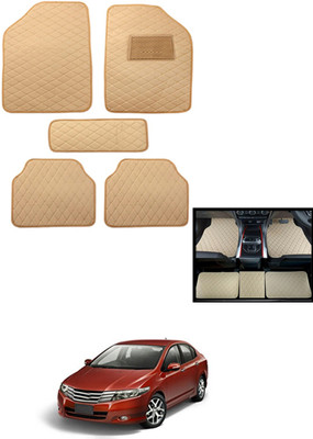 MATIES Leatherite Standard Mat For  Honda Universal For Car(Beige)
