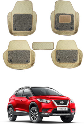 RKPSP Leatherite 7D Mat For  Nissan KICKS(Beige)