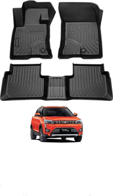 AUTOMOXCO TPV Tray Mat For  Mahindra Mahindra(Black)