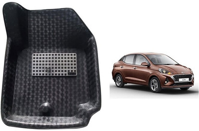 ROSHNEER ENTERPRISES PVC Tray Mat For  Hyundai Aura(Black)